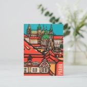 Prag Postkarte (Stehend Vorderseite)