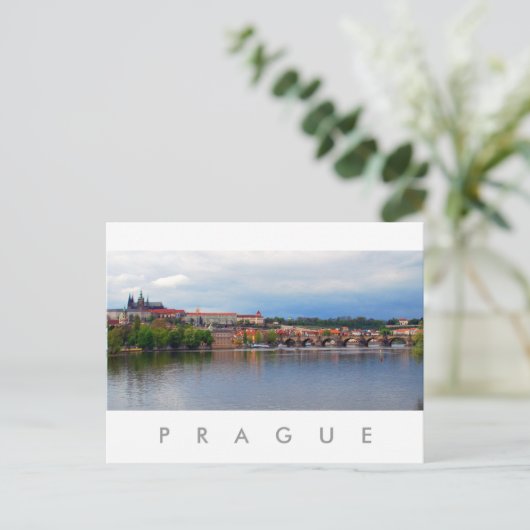 Prag Postkarte (Stehend Vorderseite)