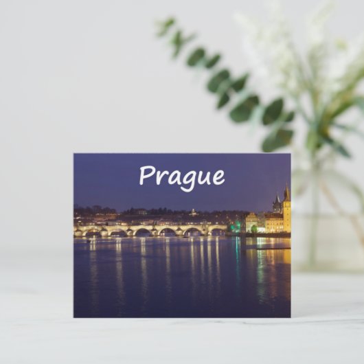 Prag Postkarte (Stehend Vorderseite)
