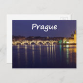 Prag Postkarte (Vorne/Hinten)