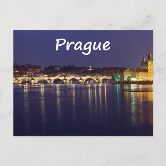 Prag Postkarte (Vorderseite)