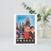 Prag Postkarte (Stehend Vorderseite)