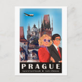 Prag Postkarte (Vorderseite)