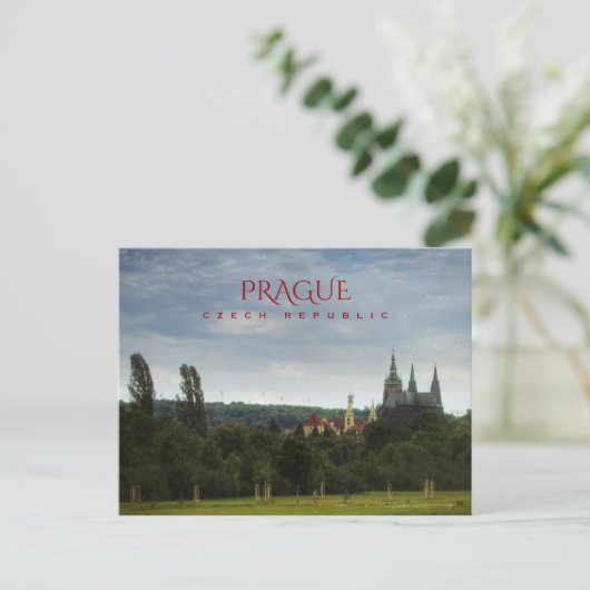 Prag Postkarte (Stehend Vorderseite)