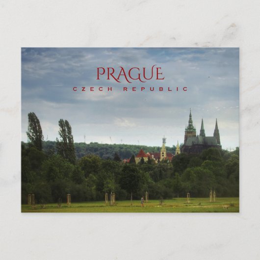 Prag Postkarte (Vorderseite)