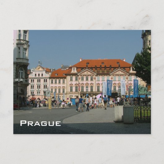Prag Postkarte (Vorderseite)