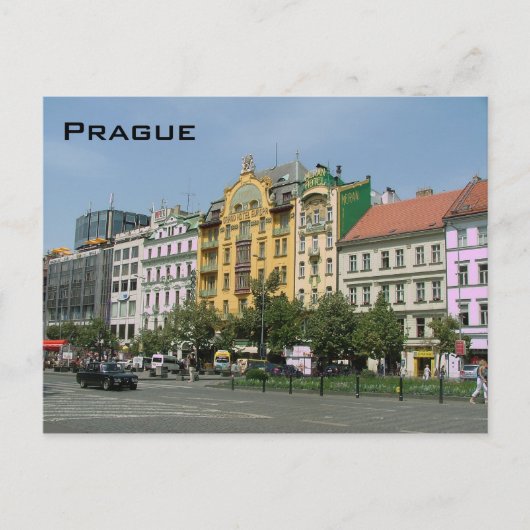 Prag Postkarte (Vorderseite)