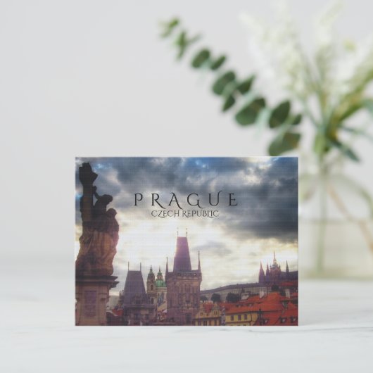 Prag Postkarte (Stehend Vorderseite)