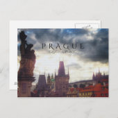Prag Postkarte (Vorne/Hinten)