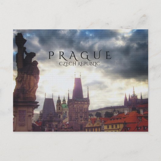 Prag Postkarte (Vorderseite)