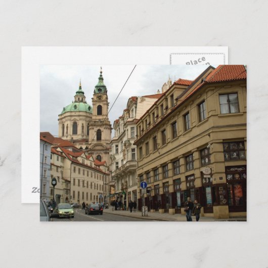 Prag Postkarte (Vorne/Hinten)