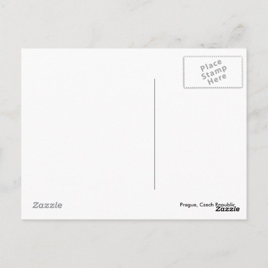 Prag Postkarte (Rückseite)