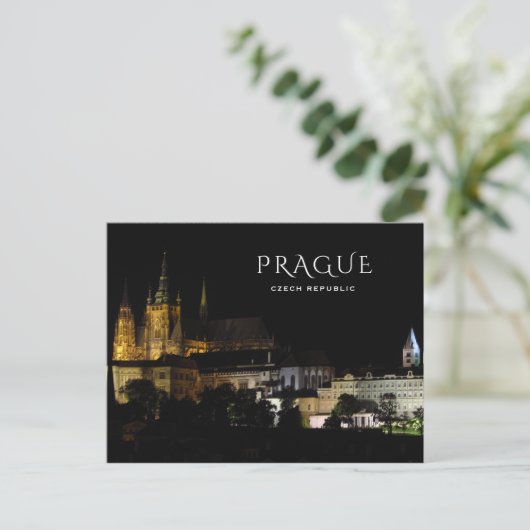 Prag Postkarte (Stehend Vorderseite)