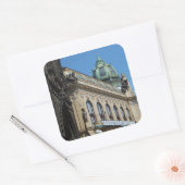 Prag/Praha-Aufkleber Quadratischer Aufkleber (Umschlag)