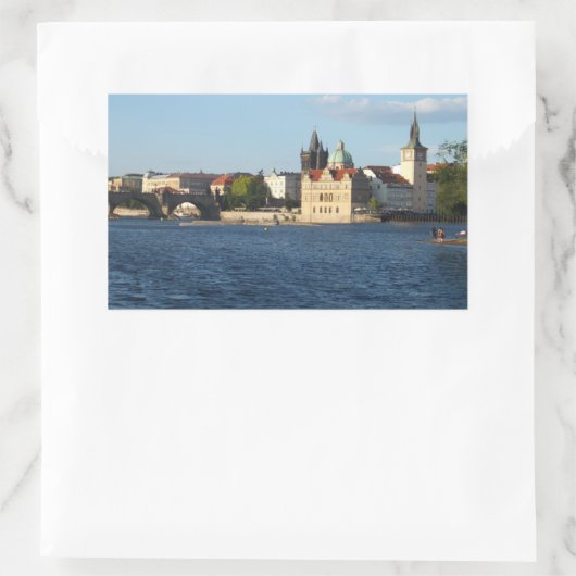 Prag/Praha-Aufkleber Rechteckiger Aufkleber (Tasche)