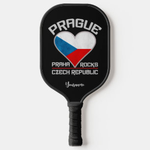 Prag / Praha benutzerdefinierter Name Pickleball Schläger