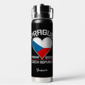 Prag/Praha individuelle Name Trinkflasche (Hinten)