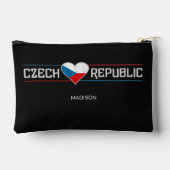 Prag/Praha individuelle Name Zubehörtasche (Rückseite)