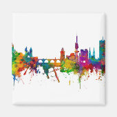Prag (Praha) Tschechische Republik Skyline Magnet (Vorne)