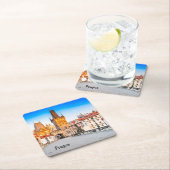 Prag Rechteckiger Pappuntersetzer (Vor Ort)