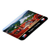 Prag Roofs & Vltava River views /Vyšehrad Magnet (Linke Seite)