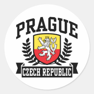 Prag Runder Aufkleber