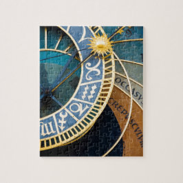 Prag’s Astronomical and Zodiac Clock Puzzle