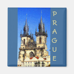 Prag-Schloss Magnet