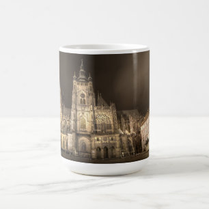 Prag-Schloss-Nacht Kaffeetasse