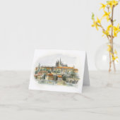 Prag-Schlossanmerkungskarte Karte (Gelbe Blume)