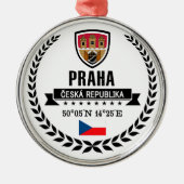 Prag Silbernes Ornament (Vorne)