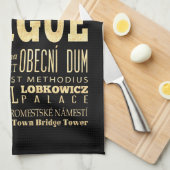 Prag-Stadt der Tschechische Handtuch (Viertel Falte)