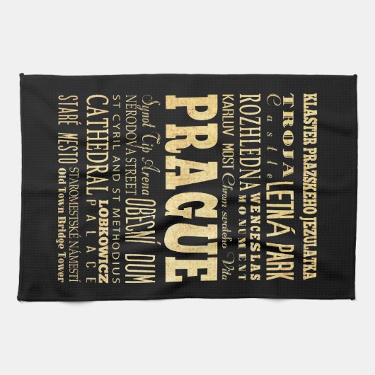 Prag-Stadt der Tschechische Handtuch (Horizontal)