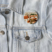 Prag Stadtansicht Souvenir Button (Beispiel)