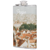 Prag Stadtansicht Souvenir Flachmann (Links)