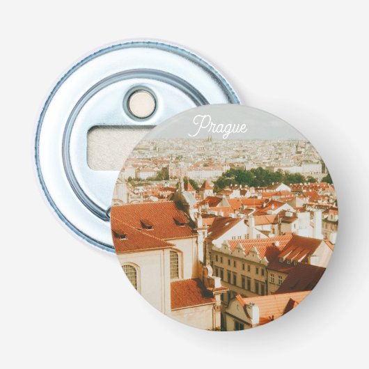Prag Stadtansicht Souvenir Flaschenöffner (Vorderseite)