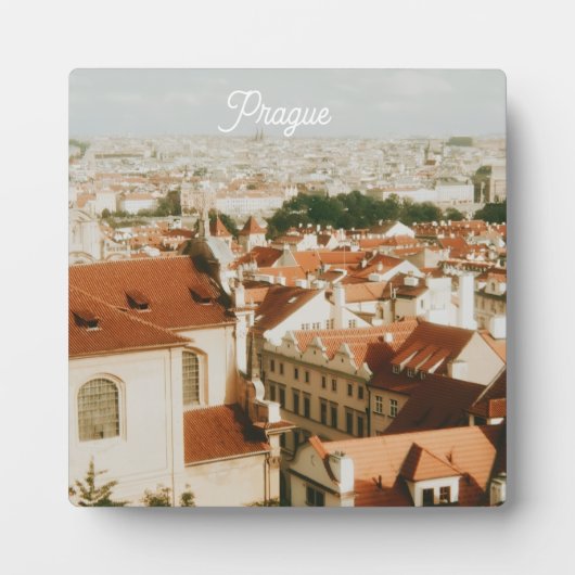Prag Stadtansicht Souvenir Fotoplatte (Vorderseite)
