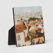 Prag Stadtansicht Souvenir Fotoplatte (Vorderseite)