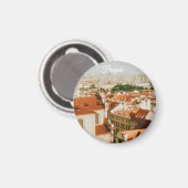 Prag Stadtansicht Souvenir Magnet (Vorderseite/Rückseite)