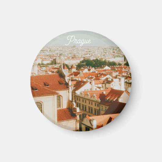 Prag Stadtansicht Souvenir Magnet (Vorne)