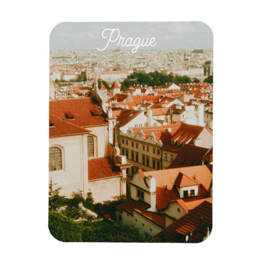 Prag Stadtansicht Souvenir Magnet (Vertikal)