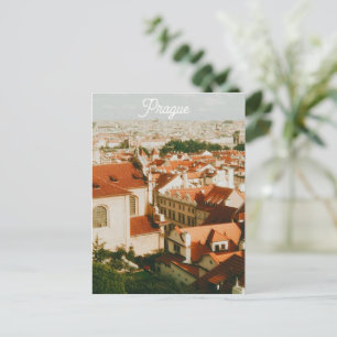 Prag Stadtansicht Souvenir Postkarte