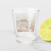 Prag Stadtansicht Souvenir Schnapsglas (Rückseite)
