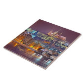 Prag, Stadtbild der Tschechischen Republik Fliese (Seite)