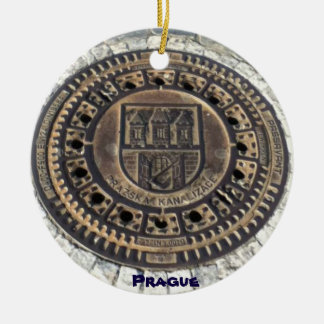 Prag-Straßen-Abdeckungs-Verzierungs-Tschechische Keramikornament