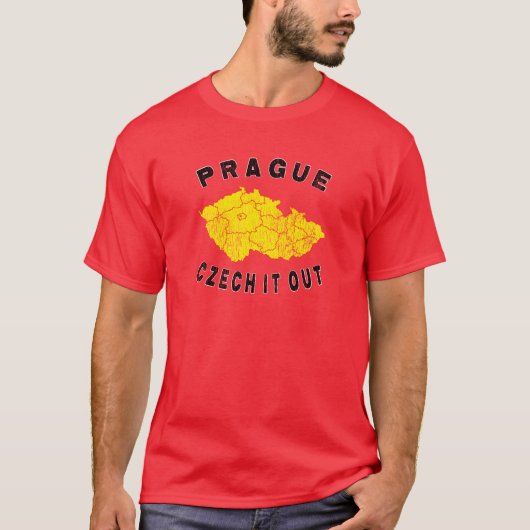 Prag - Tscheche es heraus T-Shirt (Vorderseite)