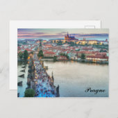 Prag Tschechien Charles Bridge Travel Foto Postkarte (Vorne/Hinten)