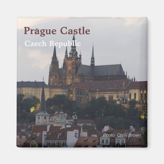 Prag Tschechien Foto Souvenir Magnet (Vorne)