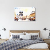 Prag, Tschechien - gearbeitete Leinwand (Insitu (Schlafzimmer))