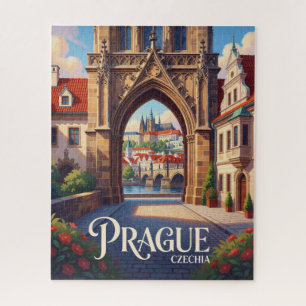 Prag Tschechien Historische gotische Architektur Puzzle